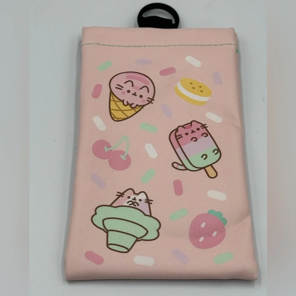 NWT Pusheen Box Thermal Pink Phone Pouch Limited Edition Summer 2023